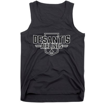 DeSantis Airlines Funny Political Meme Gift Tank Top