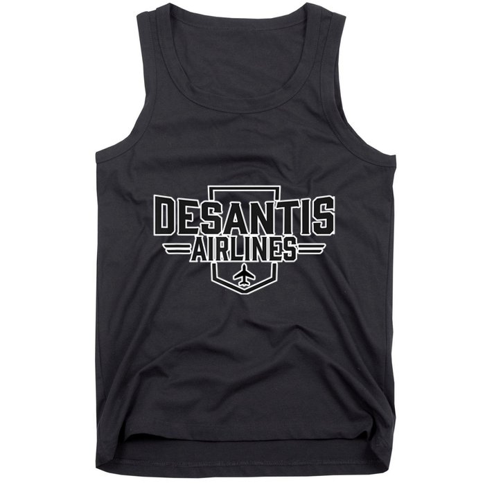 DeSantis Airlines Funny Political Meme Gift Tank Top