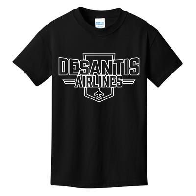 DeSantis Airlines Funny Political Meme Gift Kids T-Shirt