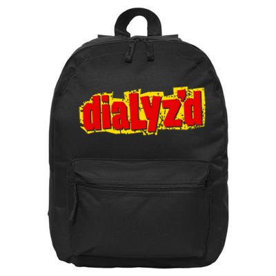 Dialyzed A Funny Dialysis And Dialysis Patient 16 in Basic Backpack