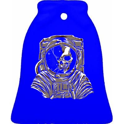 Dead Astronaut Forgotten In Space Galaxy Explorer Gift Ceramic Bell Ornament