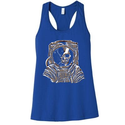 Dead Astronaut Forgotten In Space Galaxy Explorer Gift Women's Racerback Tank