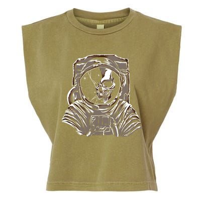 Dead Astronaut Forgotten In Space Galaxy Explorer Gift Garment-Dyed Women's Muscle Tee