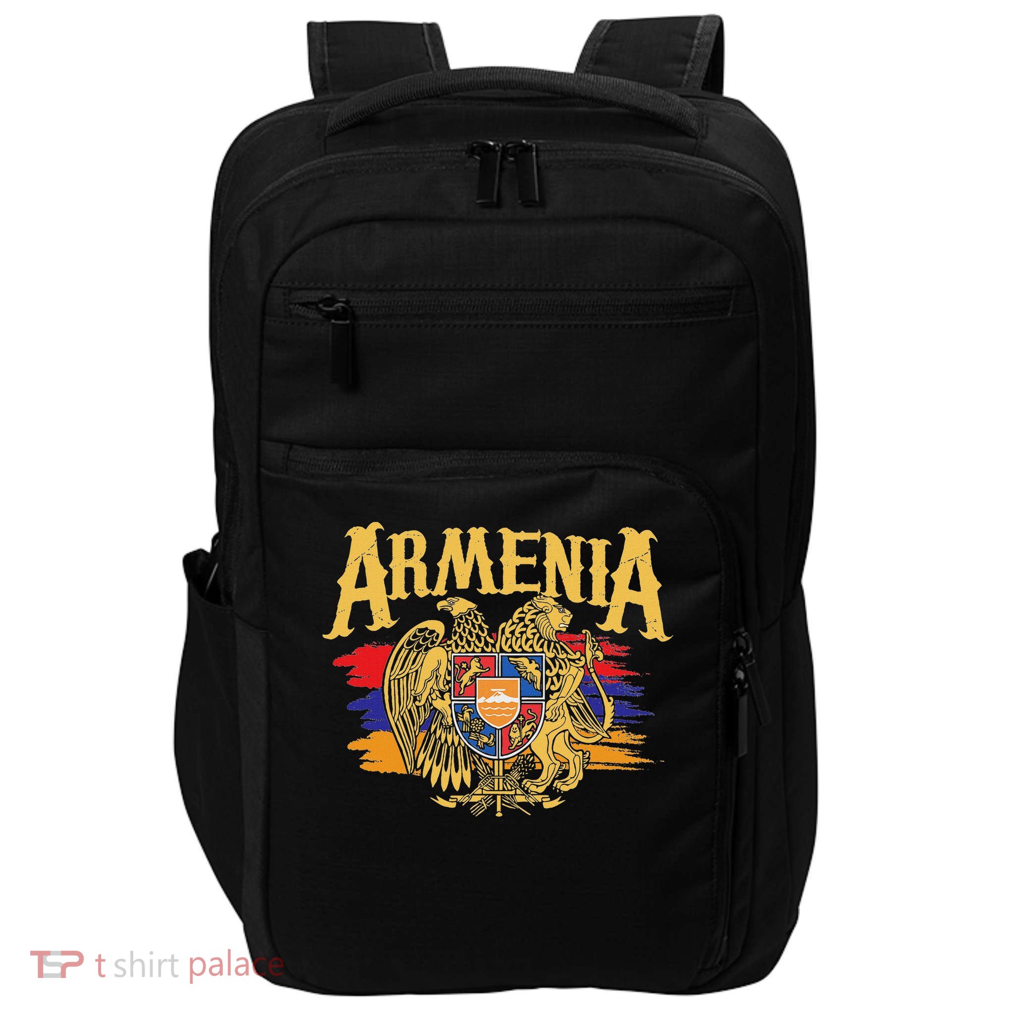 Distressed Armenia Flag Armenian Diaspora Country Nation Impact Tech Backpack