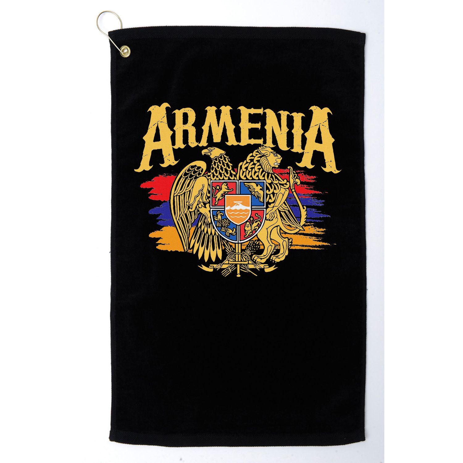Distressed Armenia Flag Armenian Diaspora Country Nation Golf Towel