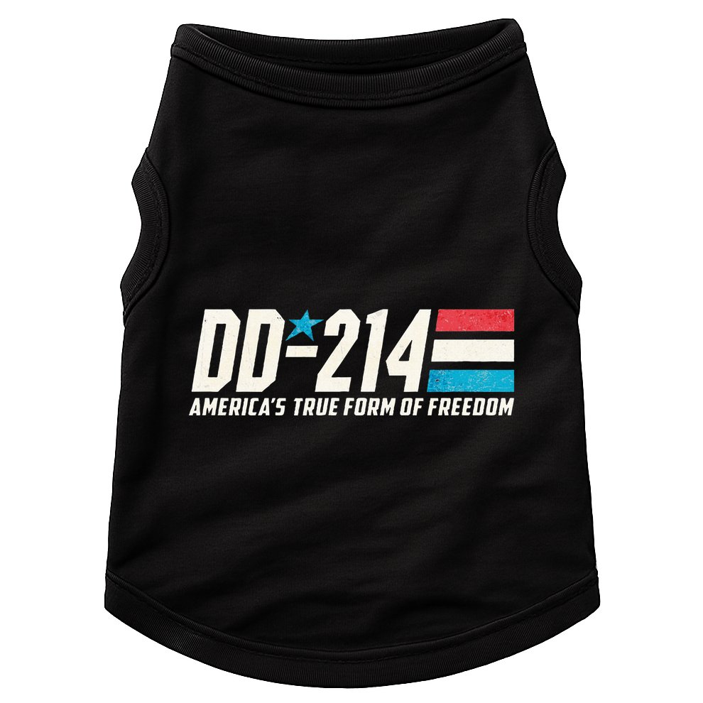 Dd214 Armed Forces Military Alumni Vintage Doggie Tank