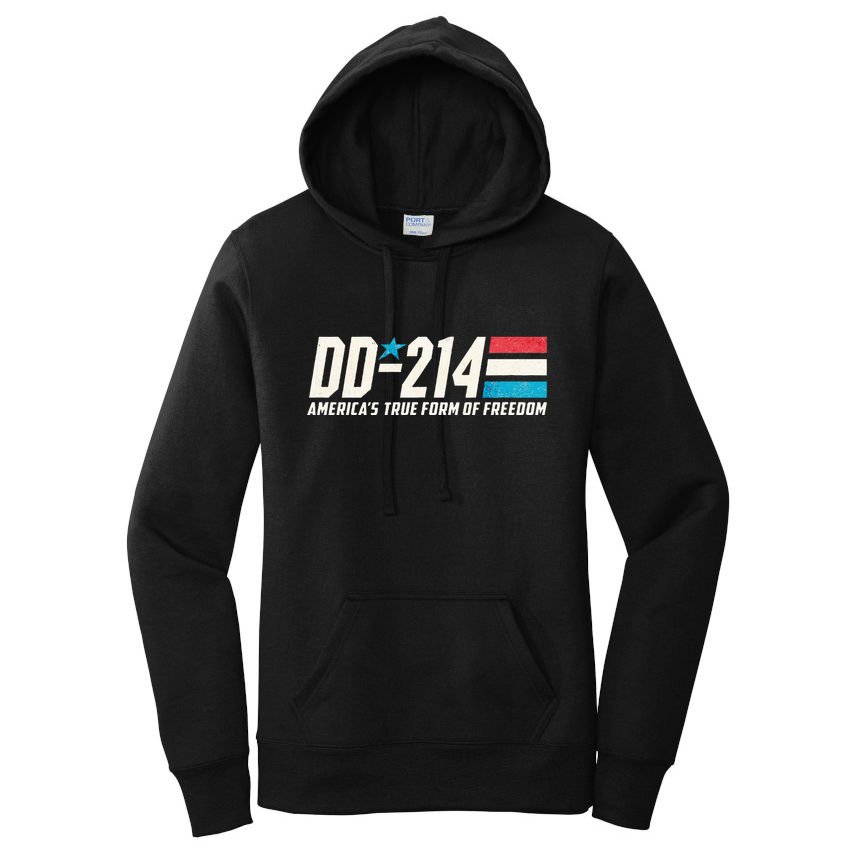 Dd214 Armed Forces Military Alumni Vintage Women's Pullover Hoodie