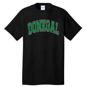 Donegal Arched Green Text Tall T-Shirt