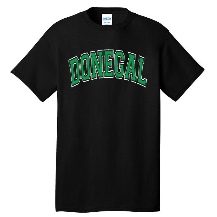 Donegal Arched Green Text Tall T-Shirt