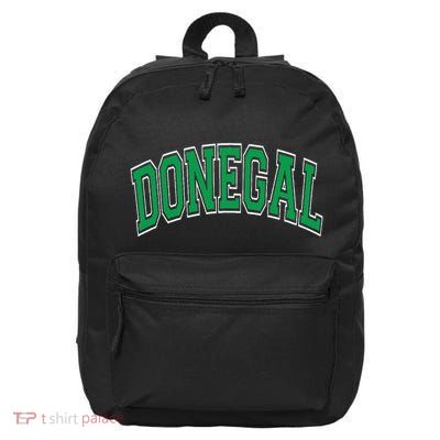 Donegal Arched Green Text 16 in Basic Backpack