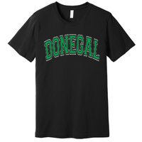 Donegal Arched Green Text Premium T-Shirt