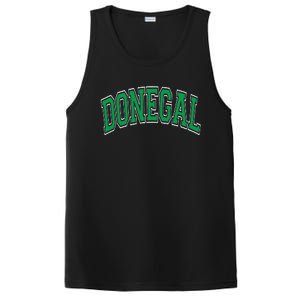 Donegal Arched Green Text PosiCharge Competitor Tank