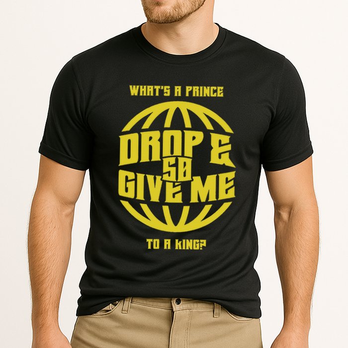 Drop And Give Me 50 Rap Beef Pushups Performance Shirt