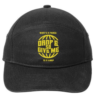 Drop And Give Me 50 Rap Beef Pushups 7-Panel Snapback Hat