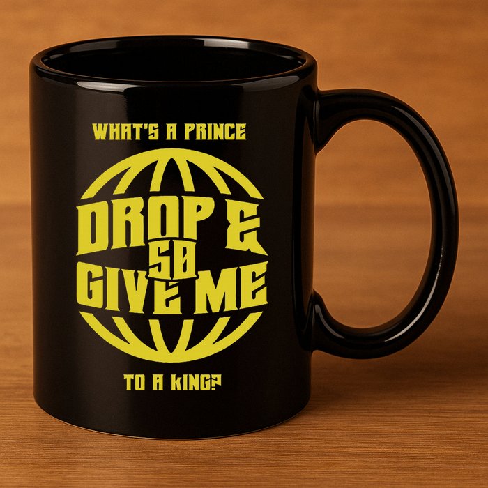 Drop And Give Me 50 Rap Beef Pushups 11oz C Handle Ceramic Mug