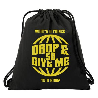 Drop And Give Me 50 Rap Beef Pushups Drawstring Bag