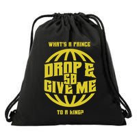 Drop And Give Me 50 Rap Beef Pushups Drawstring Bag