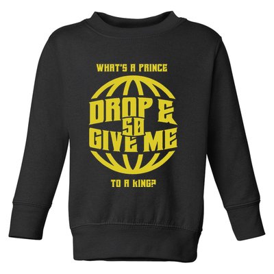 Drop And Give Me 50 Rap Beef Pushups Toddler Sweatshirt