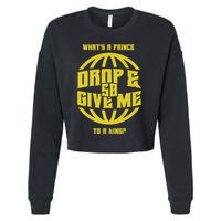 Drop And Give Me 50 Rap Beef Pushups Cropped Pullover Crew