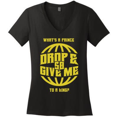 Drop And Give Me 50 Rap Beef Pushups Women's V-Neck T-Shirt
