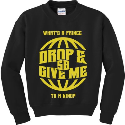 Drop And Give Me 50 Rap Beef Pushups Kids Sweatshirt