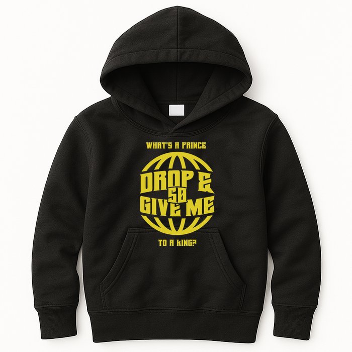 Drop And Give Me 50 Rap Beef Pushups Kids Hoodie