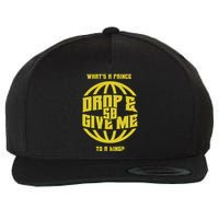 Drop And Give Me 50 Rap Beef Pushups Wool Snapback Cap