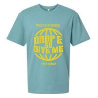 Drop And Give Me 50 Rap Beef Pushups Sueded Cloud Jersey T-Shirt