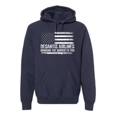 DeSantis Airlines Gifts Funny DeSantis Airlines Premium Hoodie