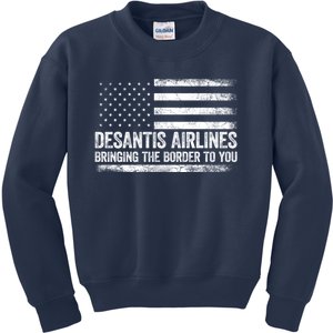 DeSantis Airlines Gifts Funny DeSantis Airlines Kids Sweatshirt