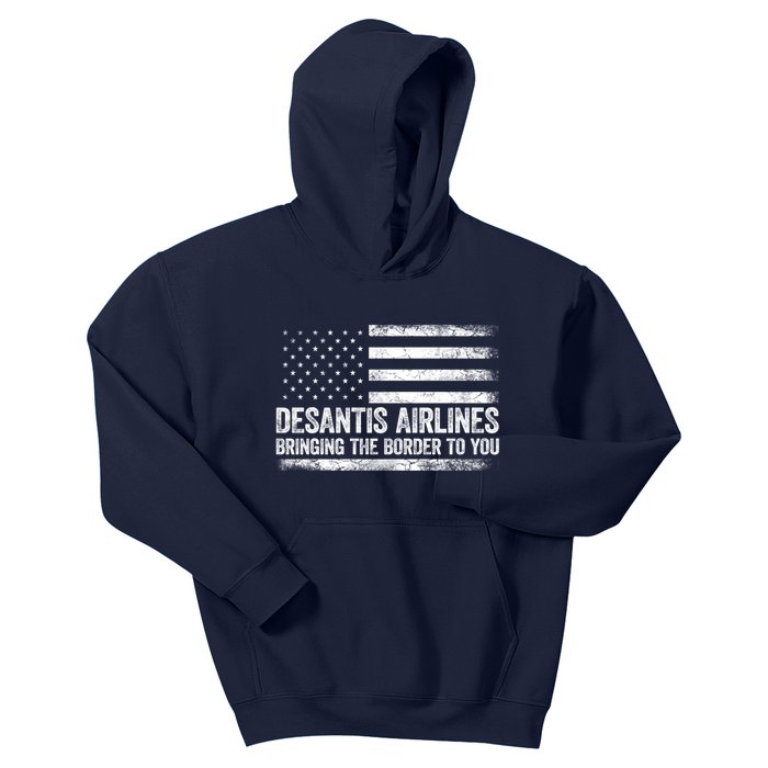 DeSantis Airlines Gifts Funny DeSantis Airlines Kids Hoodie