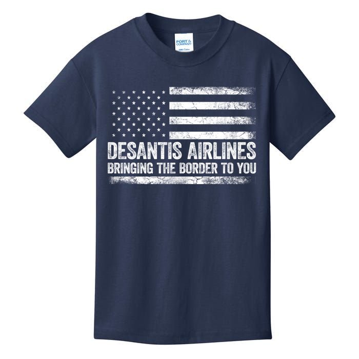 DeSantis Airlines Gifts Funny DeSantis Airlines Kids T-Shirt