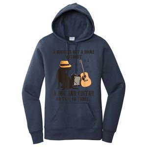 Dog And Guitar Women's Pullover Hoodie