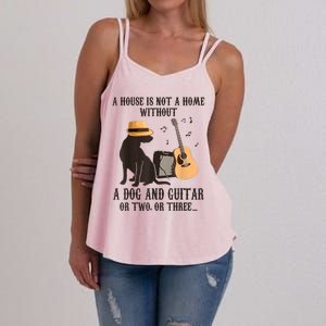 Dog And Guitar Women's Strappy Tank