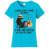 Dog And Guitar Women's T-Shirt