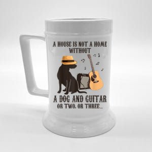 Dog And Guitar Beer Stein