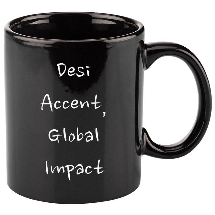 Desi Accent Global Impact 11oz C Handle Ceramic Mug