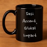 Desi Accent Global Impact 11oz C Handle Ceramic Mug