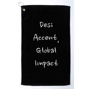 Desi Accent Global Impact Platinum Collection Golf Towel