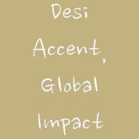 Desi Accent Global Impact Cooling Performance Crew T-Shirt