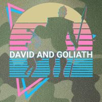 David And Goliath Christian Christianity Retro Legacy Tie Dye Trucker Hat