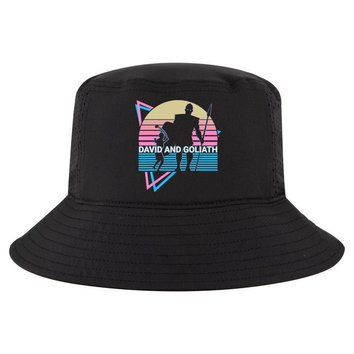 David And Goliath Christian Christianity Retro Cool Comfort Performance Bucket Hat