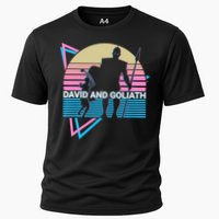 David And Goliath Christian Christianity Retro Performance Shirt