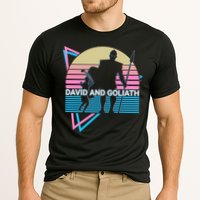 David And Goliath Christian Christianity Retro Performance Shirt