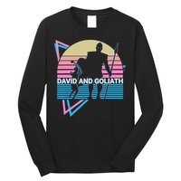 David And Goliath Christian Christianity Retro Long Sleeve Shirt