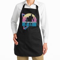 David And Goliath Christian Christianity Retro Apron