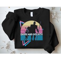David And Goliath Christian Christianity Retro Sweatshirt