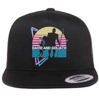 David And Goliath Christian Christianity Retro Flatbill Hat
