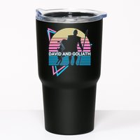 David And Goliath Christian Christianity Retro Tumbler