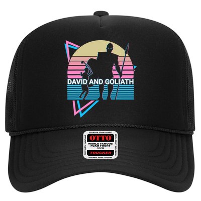 David And Goliath Christian Christianity Retro Trucker Hat